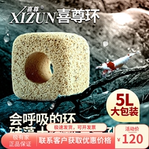 Joyzun Ring Filter Nano Biochemical Ball Water Group Bottom Filter Fish Tank Filter Material Nitrobacteria Ceramic Ring Water Purification