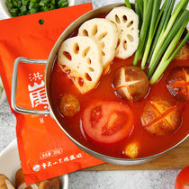 Tomato hot pot bottom soup not spicy seasoning authentic tomato pot seasoning soup base soup home 200g * 3 bags