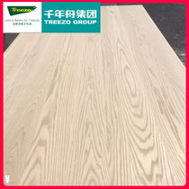 Millennium boat E0 grade imported eucalyptus wood core double-sided affixed to the United States Red oak straight fight leather furniture board Oak solid wood