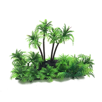 Emulated Coconut Grove Linen Aquarium Emulation water grass turtle climbing wormshell Pet Fish Tank Made of Scape Decorations Reptile