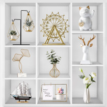 Home decoration Living room entrance Modern creative simple TV cabinet Wine cabinet decoration small ornaments Nordic light luxury