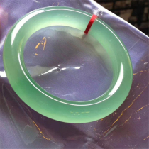 Ice seed Green round Jade jadeite jade bracelet jade bracelet Myanmar Jade a goods jade bracelet colorful Yunnan