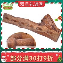 Wood fresh wood wall adhesive hook clothes hat adhesive hook log form furniture scarf wall rack hanging board clothes hook