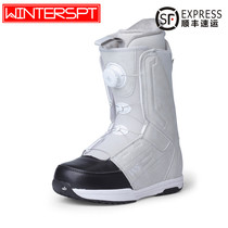 WS snowboard shoes wire buckle BOA snowboard shoes Mens all-round flat flower carved sliding snowboard boots womens new