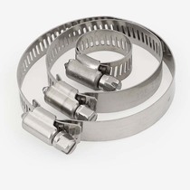 304 stainless steel hoop water pipe range hood washing machine coal pipe clamp pipe clamp hoop pipe Hoop hoop