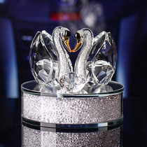 Car Pendulum decoration Car Creative Perfume Seat Crystal Swan In-car Supplies On-board Ornaments