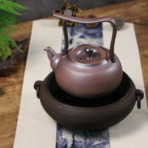 Taiwan handmade pottery pot cooking teapot thick pottery lifting beam pot electric pottery furnace Japanese sand ceramic kung fu water brewing tea maker