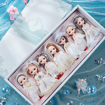 Children Birthday Gifts Girl Net Red Popcorn Toys 3 years old Little Princess Dolls full set Mini over Home 6