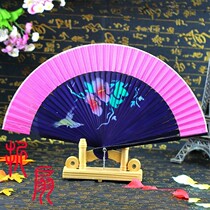 Book Jane Dance Craft Fan Chinese Style Japanese Show Cheongsam Fan Classical Dance Fan cos Folding Fan Pear Flower Love Dance Fan