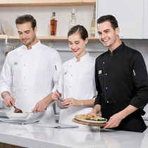 West Restaurant Hotel Hotel Restaurant Chef Overalls Chef Overalls Bake Kitchen Chef Waiter Autumn and Winter Men