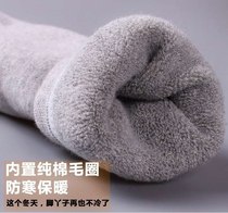 Thick socks mens winter towel socks winter towel bottom sports cotton socks plus velvet wool ring warm super thick cotton