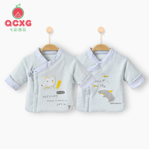 Newborn baby clothes and monk clothes newborn childrens base warm cotton coat baby autumn and winter one piece underwear