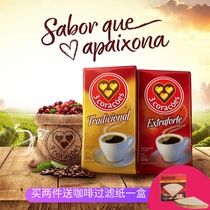 3 Coracoues Coffee Brazil Imports Three Heart Traditional Tennity Dark Coffee Powder No Sugar Needed To Filter