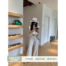 Pay Wise Grace After Lesson Lightness Comfort Retro Wide Leggings Pants Loose 100 Hitch White Jeans 2021 New