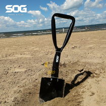 SOG SOGG F08 Three-fold sapper shovel Folding sapper shovel shovel outdoor camping shovel Car self-driving spare