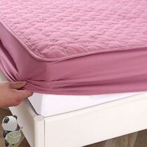 Bed hats cotton waterproof mattress height washable protective cover thickened bed cover dust cover solid color fixed