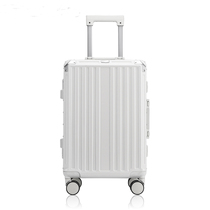 Luggage aluminum frame mute universal wheel suitcase trolley case for men and women 26 inch password travel 20 boarding box 24