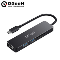 QGEEM typeec adapter computer docking station usb splitter for Apple Huawei notebook readable card