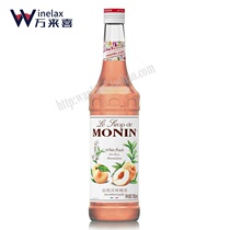 Monin morin white peach syrup Peche Blanche cocktail fruit dew coffee baker 700ml