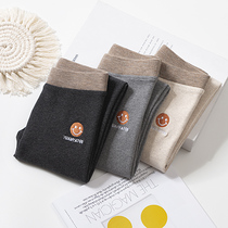 Girls beat bottom pants for spring and autumn outside wearing foreign air 2021 new pure cotton baby autumn clothes children long pants fall thin