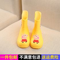 Childrens rain shoes Boys 3 years old girls rain boots 5 non-slip 4 Kindergarten Baby 6 children children water shoes winter