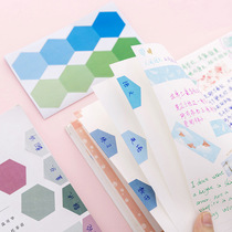 Small fresh creative gradient index classification stickers Note stickers Label marks stickers Instructions stickers Sticky notes stickers Label stickers