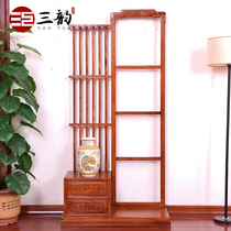 Rosewood hanger solid wood coat rack floor mahogany clothing shelf Chinese bedroom household hanger rod type