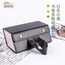 Glasses accommodating box Dogg large capacity double layer travel sunglasses sun eye case hanging glasses display case children