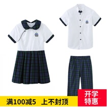 Panyu District primary school etiquette clothes trousers mens shirts primary school uniforms dress parents custom performance clothes