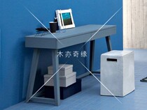 Novel Nordic all solid wood desk creative home writing desk simple modern drawer study computer desk makeup table