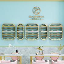 Beauty Chia Store Chia Oil Glue Medecor Shelves Beauty Salon Beauty Home Web Red Containing Wall Cosmetics Hung on the wall