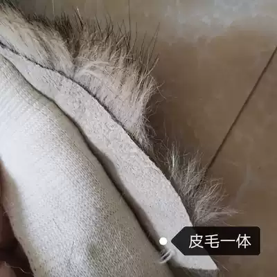 Winter non-wool knee pads, fur cover, one-piece cold protection, warm old cold legs, knee joints, plus velvet thick, elderly men and women