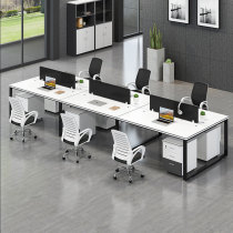 Desk minimalist Hyundai 2 4 6 people working position Fashion Office Chairs Combined Clerks office station