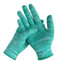 Gloves work wear-resistant gloves non-slip thickened labor protection cotton mts farm code women s nylon small gloves