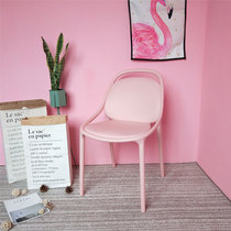 Nordic Danish ins original Nordic dining chair plastic back chair outdoor leisure chair hotel office meeting chair