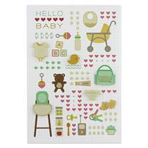card daily card baby greeting card newborn贺卡 卡片对折式