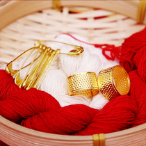 Wedding supplies festive wedding bride Dowry wedding dowry dowry womens set Hipkar handkerchief thimble pin