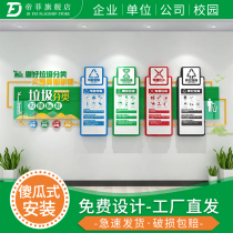 Community Environmental Hygiene Waste Classification Starting from me as a background wall decoration of custom design knowledge