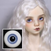 (Dolly Planet) BJD doll with handmade glass eyeballs fog blue realistic style H-40