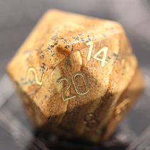 D20 natural picture stone landscape stone dragon and Dragon DnD Wan Zhi brand fifth personality running group digital dice