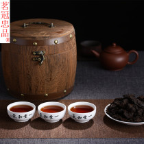 Glutinous old tea head Mingguan Yunnan ancient tree Puer tea cooked tea old tea head loose tea light glutinous alcohol smooth back rhyme