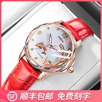 Swiss womens watch brand mechanical watch brand brand womens simple temperament fashion 2019 New