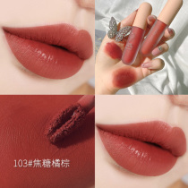 Lip mud matte matte velvet lip glaze niche brand students cheap lip gloss daily whitening lipstick non-stick cup female