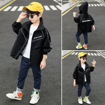 Boy Jacket Jacket Jacket Spring and Autumn 2021 New Chinese Childrens Casual Handsome Childrens Clothing Top Korean Autumn Tide