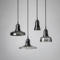 Ju Shang Nordic simple restaurant bar light Creative personality bar cafe Crystal glass shadow chandelier LED