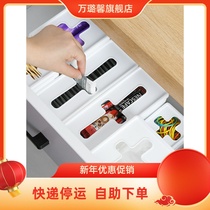 Cross storage box with lid Disposable gloves Kitchen storage box Sundries plastic bag finishing box Drawer storage box