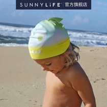 Sunnylife Children's Swimming Hat Girl Boy High-definition Waterproof Silicone Faller Head Swimming New Monster for 20 Years