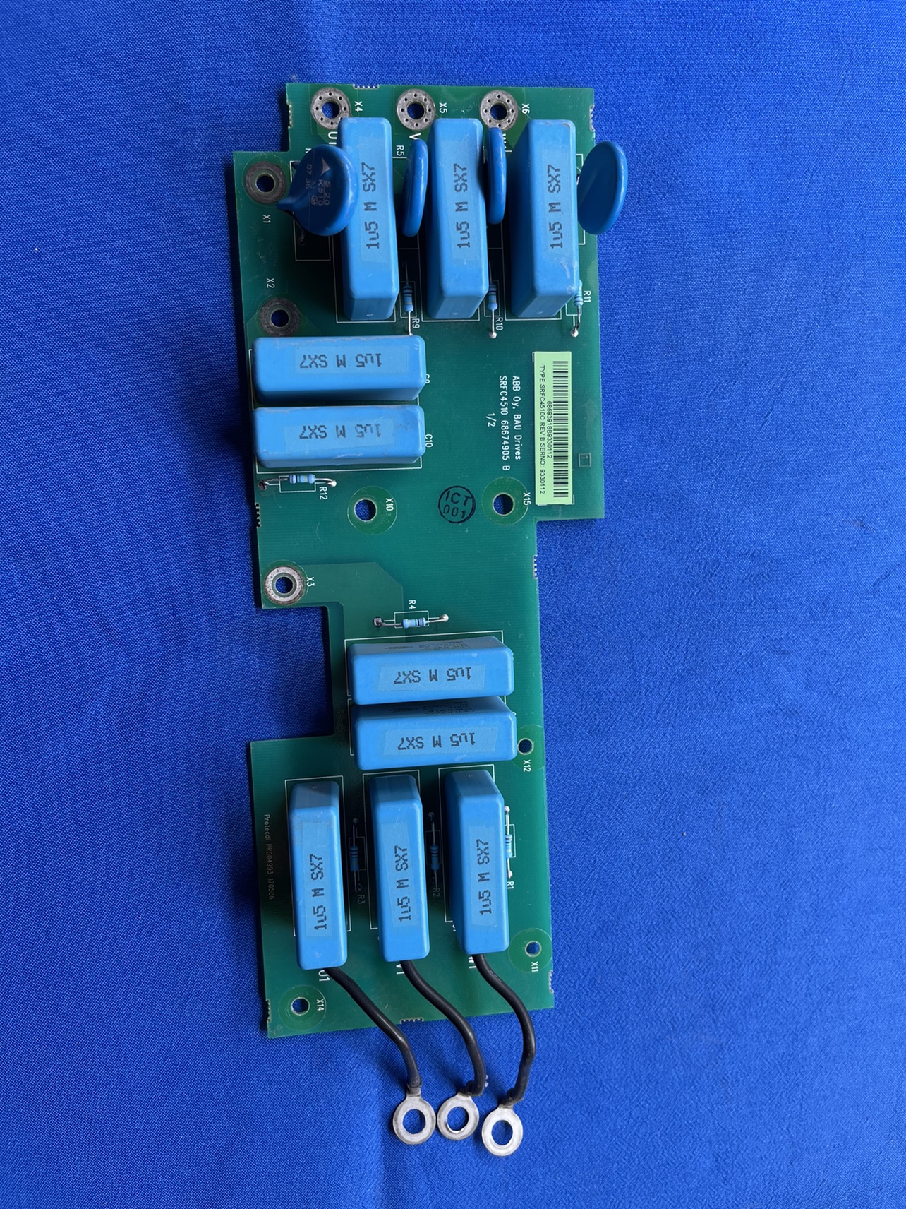 SRFC4510C filter absorption board ABB inverter ACS510-55KW lightning protection board rectifier incoming board