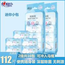 Heart Phase Print Wet Toilet Paper Towels Women Clean Adult Wet Wipes Extraction Style Mini Hygienic Wipe Ass Portable Pouch