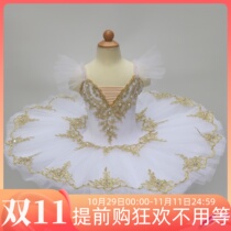 New professional ballet skirt childrens performance clothes sleeping beauty fluffy yarn TUTU skirt performance clothes little swan costume